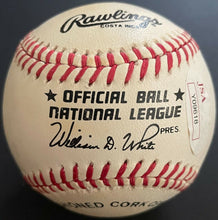 Load image into Gallery viewer, Hank Aaron Autographed Signed Baseball VTG National League Atlanta Braves JSA