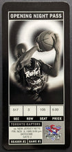 Load image into Gallery viewer, Toronto Raptors Inaugural Season First Game Full Ticket + Original Nike Lanyard