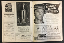 Load image into Gallery viewer, 1951 CFL Program Lansdowne Park Ottawa Rough Riders Montreal Alouettes Football