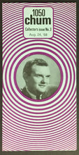 Load image into Gallery viewer, 1968 CHUM Radio Survey Music Chart Toronto 1936 Automobile Contest Advertisement