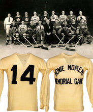 Load image into Gallery viewer, 1937 Vtg NHL Hockey ASG Game Used Mush March Jersey Howie Morenz Memorial LOA