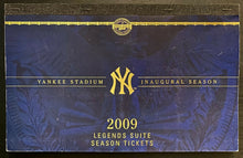 Load image into Gallery viewer, 2009 MLB Baseball New York Yankees Full Ticket Book Yankee Stadium First Season