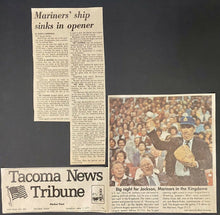 Load image into Gallery viewer, 1977 MLB Seattle Mariners 1st Baseball Game Program + Ticket + Certificate +More