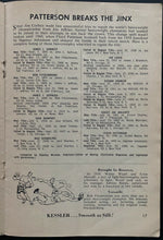 Load image into Gallery viewer, 1960 Smooth As Silk Kessler Boxing Fan's Guide Book Complete Kessler