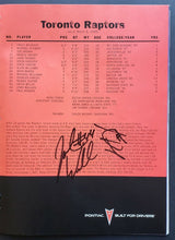 Load image into Gallery viewer, 1999 Toronto Raptors NBA Program + Ticket Signed by 6 Oakley Wallace Autographed