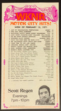 Load image into Gallery viewer, 1971 WKNR Chart Radio Survey Detroit Motor City Music Temptations MOTOWN Osmonds