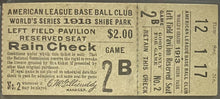 Load image into Gallery viewer, 1913 World Series Ticket Game 4 Shibe Park MLB Baseball Athletics v Giants PSA 3