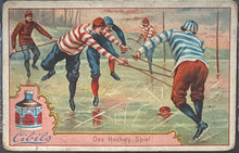 Load image into Gallery viewer, 1885 Vintage Ciblis Hockey Trading Cards Early Hockey Imagery