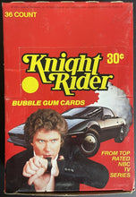 Load image into Gallery viewer, 1982 Donruss Knight Rider NBC TV Series Wax Box Unopened Packs