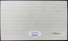 Load image into Gallery viewer, Howard Cosell ABC Sports Journalist Autographed Index Card Signed JSA COA