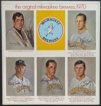 Load image into Gallery viewer, 1970 Milwaukee Brewers Inaugural Season MLB 4 Different Player Photo Prints