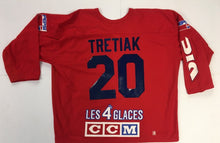 Load image into Gallery viewer, Vladislav Tretiak Autographed CCM Hockey Jersey Signed Les 4 Glaces JSA Russia