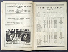 Load image into Gallery viewer, 1946 CFL Football Hamilton Tigers Vs Toronto Argonauts Vintage Rare Program