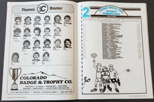 Load image into Gallery viewer, 1981 McNichols Sports Arena NHL Program Rookies v Flames Lanny McDonald Returns