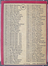 Load image into Gallery viewer, 1969 O-Pee-Chee Checklist 110-218 #107 161 Is Jim Purdin PSA VG-Ex 4