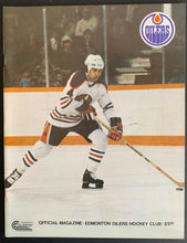 Load image into Gallery viewer, 1978 Northlands Coliseum Hockey Program Oilers vs Stingers Wayne Gretzky Rookie