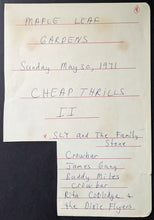 Load image into Gallery viewer, 1971 Maple Leaf Gardens Cheap Thrills 2 Concert Ticket Sly & The Family Stone