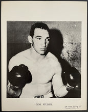 Load image into Gallery viewer, 1960's Gene Fullmer Champion Boxer Vintage Photo Fan Issued Blank Back