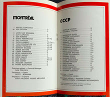 Load image into Gallery viewer, 1975 Game Of The Century Hockey Program Montreal Canadiens V Russian Red Army