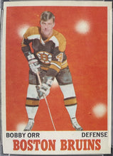 Load image into Gallery viewer, 1970 O-Pee-Chee #3 Bobby Orr Boston Bruins NHL Hockey Card OPC PSA EX 5
