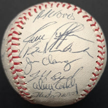 Load image into Gallery viewer, 1977 Toronto Blue Jays Inaugural Team Autographed x28 Logo Baseball MLB Signed