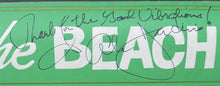 Load image into Gallery viewer, 1987 Al Jardine Beach Boys Signed Door Sign + Unused Backstage Pass Autographed