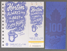 Load image into Gallery viewer, 2017 Toronto Maple Leafs vs Florida Panthers Unused Ticket Mitch Marner 3 Points