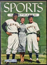 Load image into Gallery viewer, 1955 Sports Illustrated Magazine Willie Mays Cover Topps Baseball Cards MLB