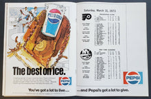 Load image into Gallery viewer, 1973 Philadelphia Spectrum NHL Program Flyers v New York Islanders Season Finale