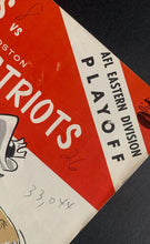 Load image into Gallery viewer, 1963 AFL Playoffs Tiebreaker Program New England Patriots Buffalo Bills Football