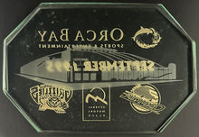 Load image into Gallery viewer, 1995 Vancouver Grizzlies + Canucks Glass Presentation Piece Hockey Basketball