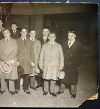 Load image into Gallery viewer, 1928 Type 1 Press Photo Montreal Canadiens Waiting To Board Train NHL Hockey