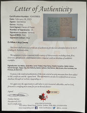 Load image into Gallery viewer, 1932/1933 Toronto Maple Leafs Team Signed Autographed Sheets NHL Hockey LOA VTG