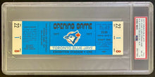 Load image into Gallery viewer, 1977 MLB Baseball Toronto Blue Jays 1st Game Dark Blue Ticket PSA 8 Opening Day