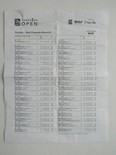 Load image into Gallery viewer, 2008 Canadian Open Golf Program Pairing Booklet + Round 4 Daily Sheet Glen Abbey