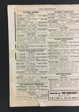 Load image into Gallery viewer, 1950 The Knockout Official Fite Program Billy Varga Leo Garibaldi