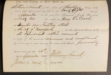 Load image into Gallery viewer, 1862 P.T. Barnum Signed 3 Page Legal Complaint Letter Vintage Old Antique + LOA