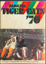 Load image into Gallery viewer, 1970 CNE Stadium Toronto Argos Hamilton Tigers Cats Signed Program Autographed
