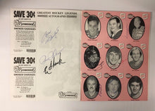 Load image into Gallery viewer, 1994 Oldtimers Game vs Law Enforcement Hockey Program + 2 Tix Signed x15 NHLers
