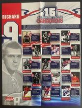 Load image into Gallery viewer, 2009 Montreal Canadiens NHL Hockey 100th Anniversary Inserts x3 Game Day Posters