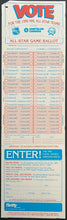 Load image into Gallery viewer, 1990 NHL All Star Hockey Program Ballot Ticket Cover Brett Hull St Louis Blues