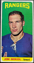 Load image into Gallery viewer, 1964-65 Vintage New York Rangers Jim Mikol Topps Tallboy NHL Hockey Card