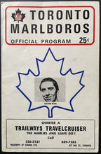 Load image into Gallery viewer, 1970 Maple Leaf Gardens Toronto Marlboros Jr. Hockey Program vs Canadiens