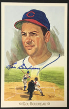 Load image into Gallery viewer, Lou Boudreau Autographed Signed Perez-Steele Post Card Baseball HOFER Cubs