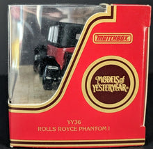 Load image into Gallery viewer, 1925 Rolls Royce Phantom 1 Die Cast Metal Car Model Matchbox Collectibles NIB