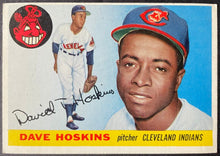 Load image into Gallery viewer, 1955 Topps Baseball #133 Dave Hoskins Cleveland Indians Vintage MLB Card