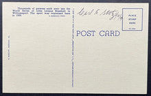 Load image into Gallery viewer, 1950 Little League World Series Postcard Vintage Baseball Post Card Williamsport