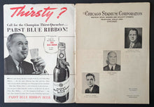Load image into Gallery viewer, 1940 Chicago Stadium NHL Playoff Program Toronto Maple Leafs vs Blackhawks