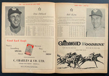 Load image into Gallery viewer, 1964 Maple Leaf Stadium Program + Ticket vs Jacksonville Suns Baseball Vintage