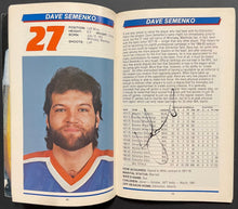 Load image into Gallery viewer, 1984-85 Autographed Edmonton Oilers Guide Gretzky Messier Coffey Signed x29 LOA
